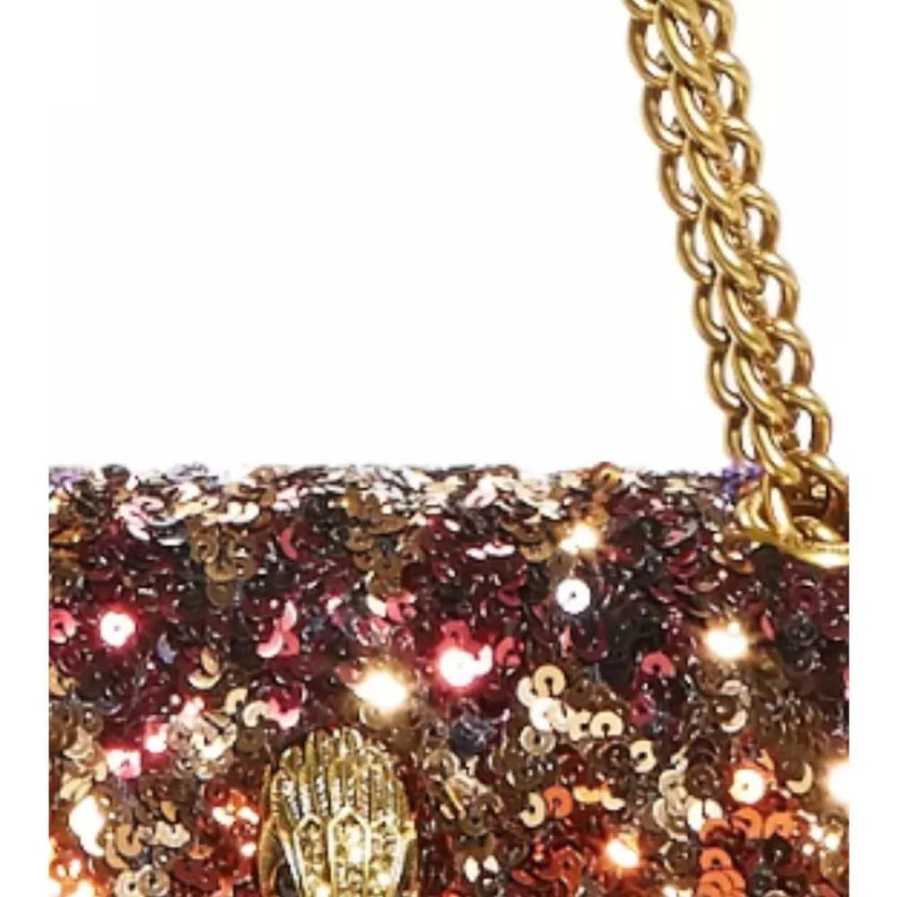Kurt Geiger Multicolor Sequin Chain Shoulder Bag - Picture 2 of 10